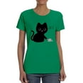 thumbnail image 1 of Eat It. Kitten W Mouse T-Shirt Women -Smartprints Designs, Female Large, 1 of 4