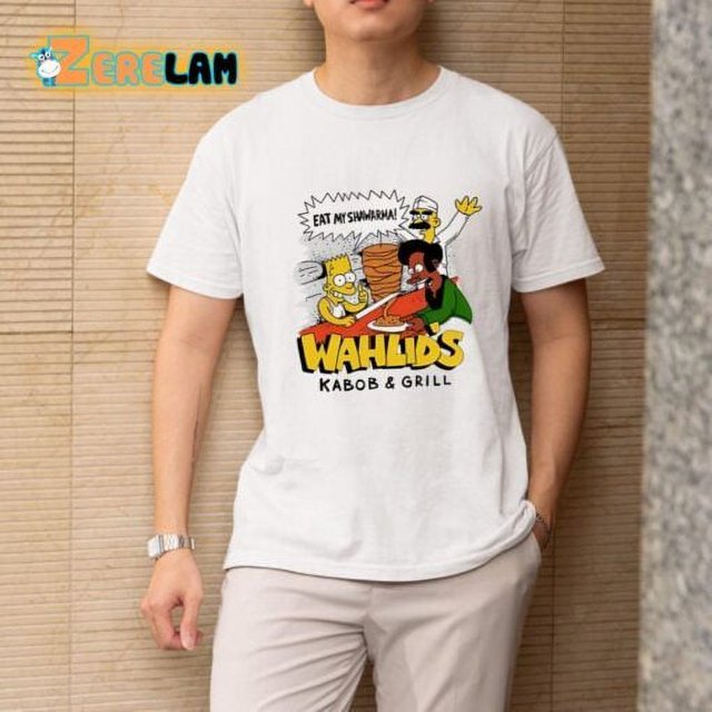 Eat My Shawarma Wahlids Kabob Grill Shirt