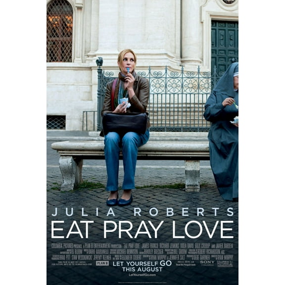 Eat Pray Love Movie Poster 12x16 Print on Metal Sign 12in x 16in Square Adults Poster Time