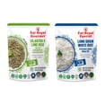 thumbnail image 1 of Eat Regal Ready-to-Eat Rice Variety Bundle – Cilantro & Lime Rice + Long Grain White Rice | Fully Cooked Microwave Rice in 1.5 Minutes | Non-GMO, Gluten-Free, BPA-Free Pouches | 8.8 oz (Pack of 12), 1 of 5