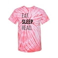 thumbnail image 1 of Eat Sleep And Read Tie-Dye Cyclone Women -Smartprints Designs, Female Large, 1 of 2
