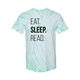 thumbnail image 1 of Eat Sleep And Read Tie-Dye Cyclone Women -Smartprints Designs, Female XX-Large, 1 of 2