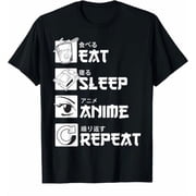 Eat Sleep Anime Repeat Manga Shirt T-Shirt