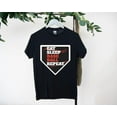 thumbnail image 1 of Eat Sleep Baseball Repeat Home Plate Seams Graphic Tee T-Shirt, for men & women, up to size 5XL, 1 of 3