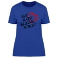 thumbnail image 1 of Eat Sleep Baseball Repeat T-Shirt Women -Image by Shutterstock, Female XX-Large, 1 of 2