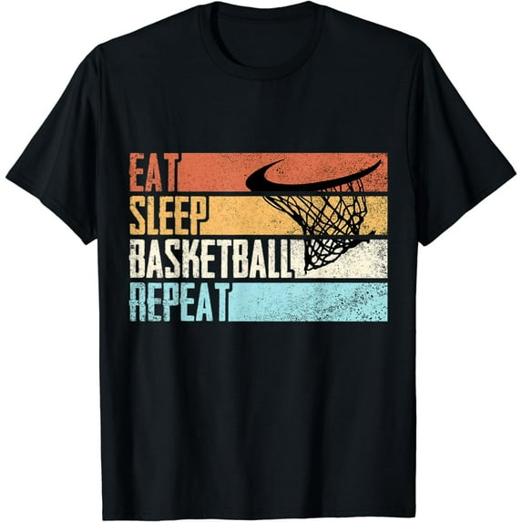 Eat. Sleep. Basketball. Repeat. Basketball Youths Kids Gifts T-Shirt