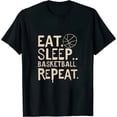 thumbnail image 1 of Eat. Sleep. Basketball. Repeat. T shirt for basketball fans, 1 of 5