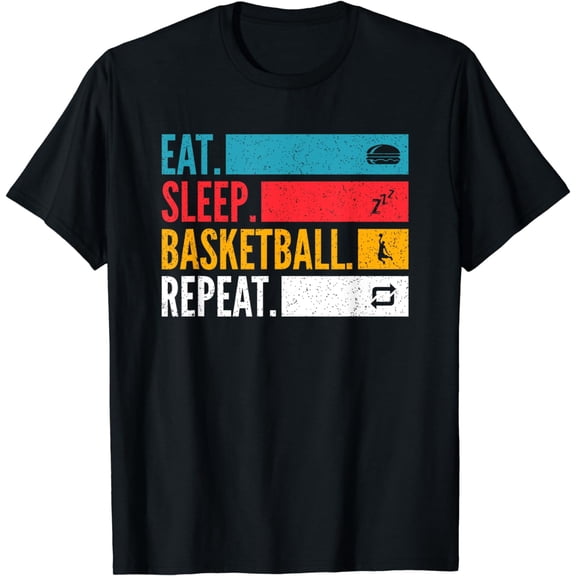 Eat Sleep Basketball Repeat for coaches & players T-Shirt