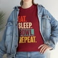 thumbnail image 1 of Eat Sleep Bowl Repeat Funny Bowling T-Shirt, 1 of 2