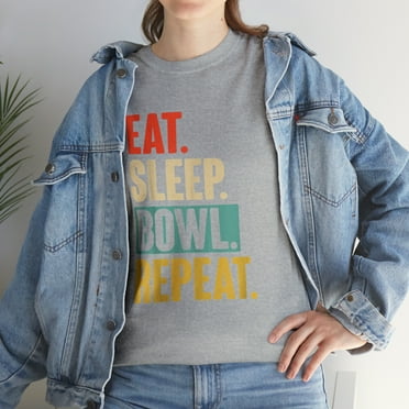 Eat Sleep Bowl Repeat Funny Bowling T-Shirt