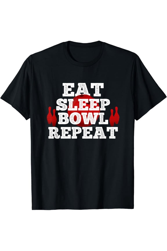 Eat Sleep Bowl Repeat T-Shirt