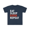 thumbnail image 1 of Eat Sleep Canoe Unisex T-shirt S-3XL Repeat Canoeing Kayaking Kayak, 1 of 2