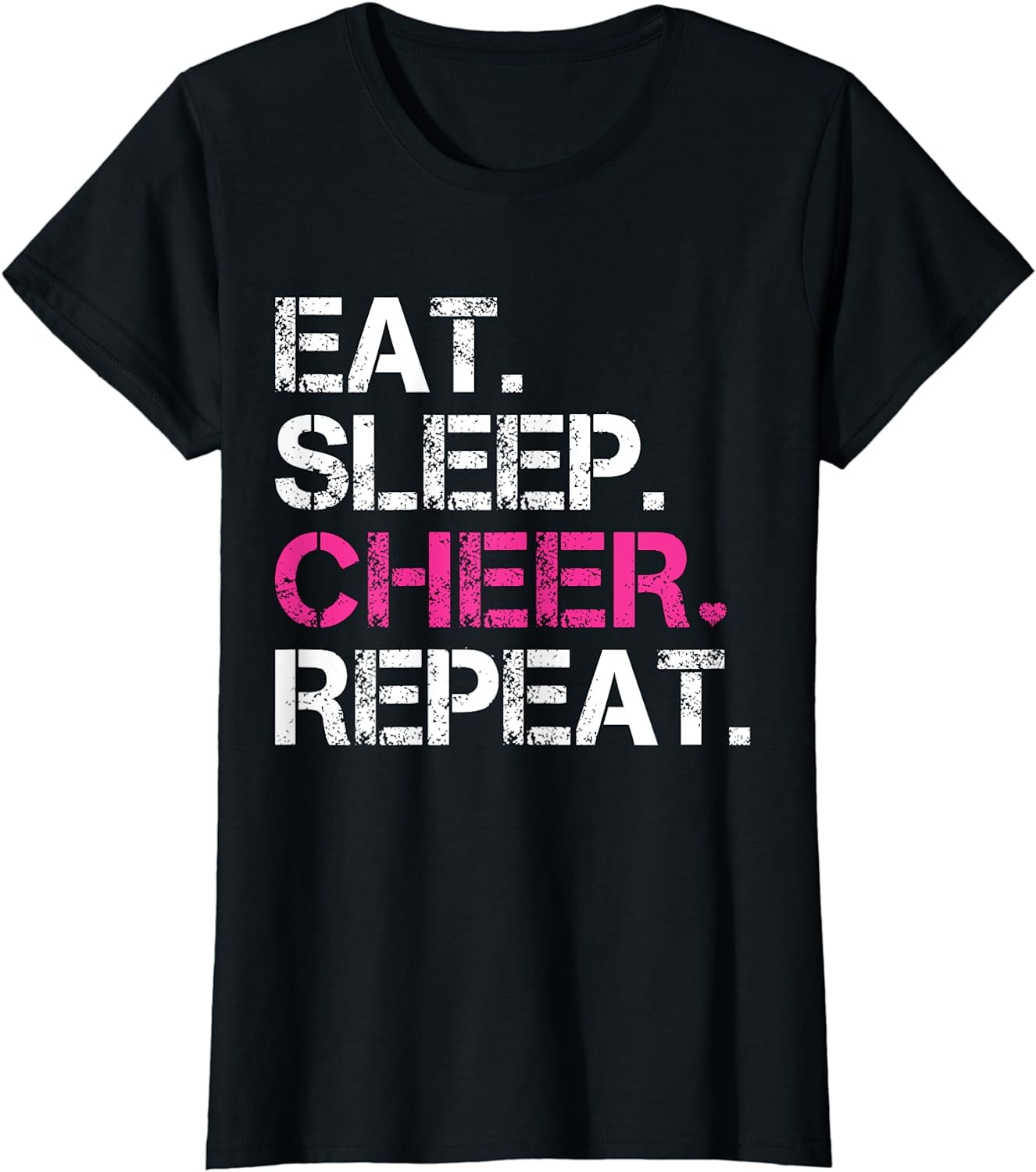Eat Sleep Cheer Repeat Cheerleading TShirt Cheerleader Gifts TShirt