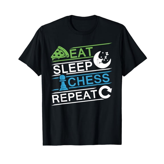 Eat Sleep Chess Repeat T-Shirt