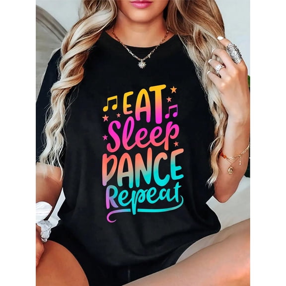 Eat Sleep Dance Repeat Dancing Boys Girls Funny Dancer Gifts T-Shirt T-Shirt