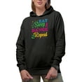 thumbnail image 1 of Eat Sleep Dance Repeat Dot Merch Gift Ideas for Dancers Black Hooded Sweatshirt or Hoodie, 2XL, 1 of 5