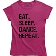 thumbnail image 1 of Eat Sleep Dance Repeat - Funny Dance battle flossing Women's T-Shirt, 1 of 4