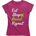 thumbnail image 1 of Eat Sleep Dance Repeat - Funny Passion Ballet Workout Dancer Women's T-Shirt, 1 of 4