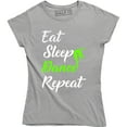 thumbnail image 1 of Eat Sleep Dance Repeat - Funny Passion Ballet Workout Dancer Women's T-Shirt, 1 of 4