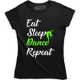 thumbnail image 1 of Eat Sleep Dance Repeat - Funny Passion Ballet Workout Dancer Women's T-Shirt, 1 of 4
