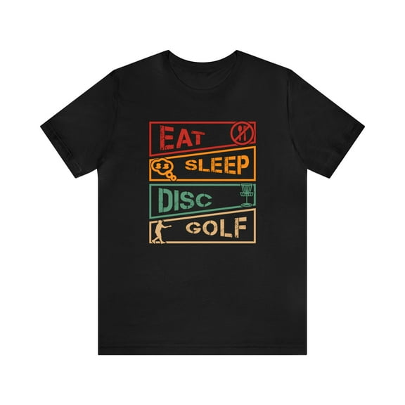 Eat Sleep Disc Golf Shirt, Funny Golfer Unisex Shirt