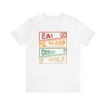 thumbnail image 1 of Eat Sleep Disc Golf Shirt, Funny Golfer Unisex Shirt, 1 of 5
