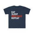 thumbnail image 1 of Eat Sleep Drag Race Repeat Unisex T-shirt S-3XL Drag Racing Racer Motocross, 1 of 2