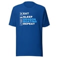 thumbnail image 1 of Eat Sleep Dragonboat Dragon Shirt, Unisex, Boat Festival Shirt, Dragon Boat Racing Shirt, Dragon Boat Crew, Dragonboating, Dragon Boat Fan (True Royal, L), 1 of 1