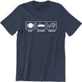 thumbnail image 1 of Eat Sleep Drive Funny Drifting Car Racing Driving Men's T-Shirt, 1 of 4