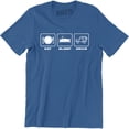 thumbnail image 1 of Eat Sleep Drive Funny Drifting Car Racing Driving Men's T-Shirt, 1 of 4