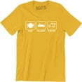 thumbnail image 1 of Eat Sleep Drive Funny Drifting Car Racing Driving Men's T-Shirt, 1 of 4