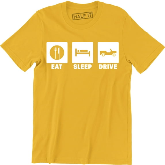 Eat Sleep Drive Funny Slogan Quotes driver Love Driving Gift Men's T-Shirt