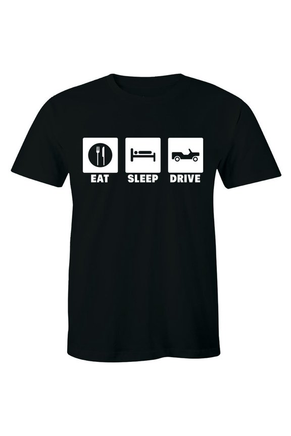 Eat Sleep Drive Slogan Quotes Driver Love Driving Tee Men'S T-Shirt All Size S-5XL