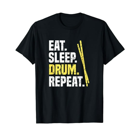 Eat Sleep Drum Repeat Drums T-Shirt