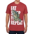 thumbnail image 1 of Eat Sleep Fish Repeat Crappie Mens Soft T Shirt, 1 of 1