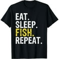 thumbnail image 1 of Eat Sleep Fish Repeat Gift T-Shirt, 1 of 3