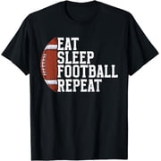 Eat Sleep Football Repeat T-Shirt