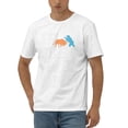 thumbnail image 1 of Eat Sleep Forex Repeat Cotton T-Shirt White Xx-Large, 1 of 5