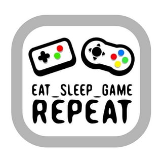 Game Repeat Eat Poster Sleep