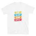 Eat Sleep Game Repeat Gamer Graphic Shirt - Walmart.com