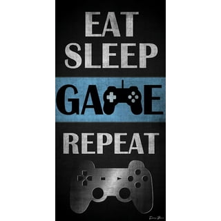 POSTER STOP ONLINE Gamers - Gaming Poster (Eat, Sleep, Game, Repeat.) (Size  24 x 36)