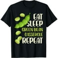 thumbnail image 1 of Eat Sleep Green Bean Casserole Design T-ShirtPure cotton short-sleeved shirts for both men and women, 1 of 6