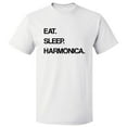 thumbnail image 1 of Eat Sleep Harmonica T shirt Tee Gift, 1 of 2