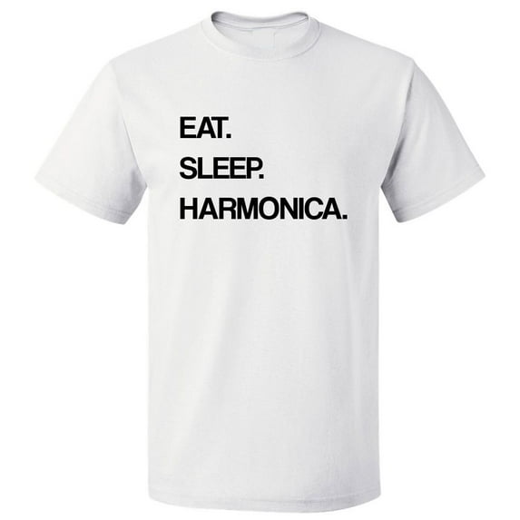 Eat Sleep Harmonica T shirt Tee Gift