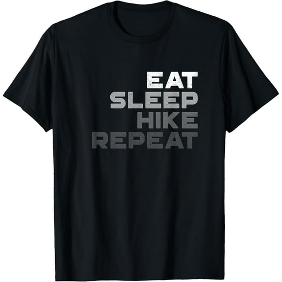 Eat Sleep Hike Repeat Hiking Shirt - Vintage Hiking Shirts
