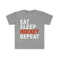 thumbnail image 1 of Eat Sleep Hockey Repeat Unisex T-shirt S-3XL Ice Hockey Players, 1 of 2