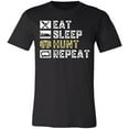 thumbnail image 1 of Eat Sleep Hunt Repeat Hunter T-Shirt, 1 of 3
