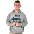 thumbnail image 1 of Eat Sleep Hunt Sport Hunting Season Hoodie Sweatshirt Women Men Brisco Brands X, 1 of 6