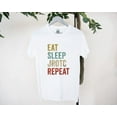 thumbnail image 1 of Eat Sleep JROTC Repeat Bold Military Cadet T-Shirt, for men & women, up to size 5XL, 1 of 3