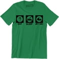 thumbnail image 1 of Eat Sleep Jet Ski Funny Slogan Freestyle Gift Idea Watersports Men's T-Shirt, 1 of 4